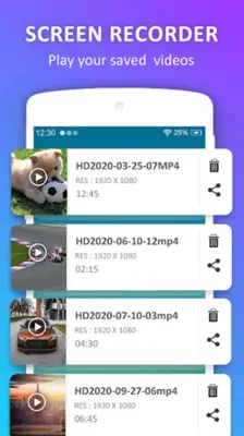 Screen Recorder Video Recorder android App screenshot 1